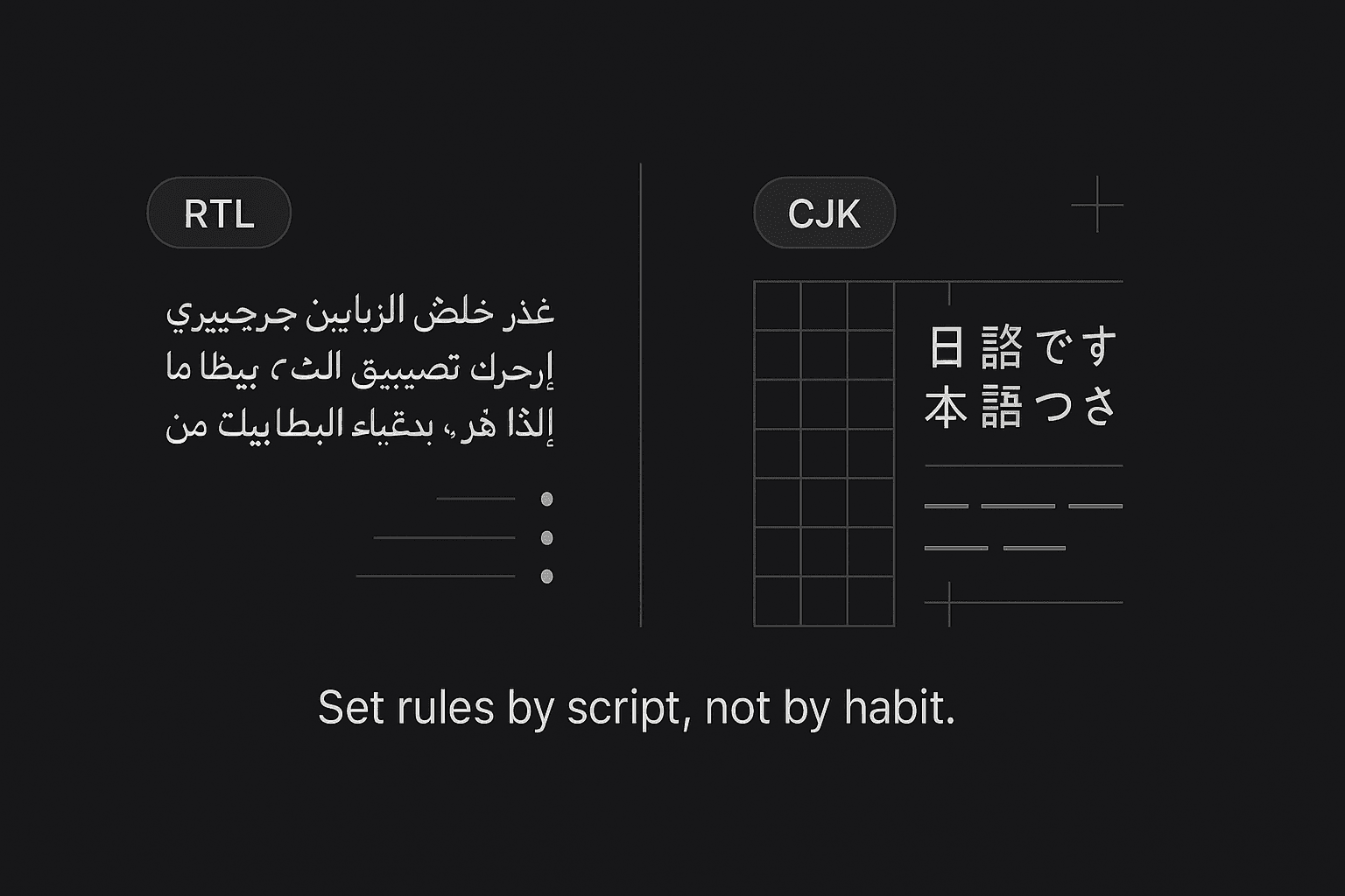 Multilingual DTP Without the Squeeze: RTL/CJK Typography Essentials